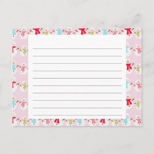 Cartão Postal De Festividades Cartão de Receita de Feriado (Frente)