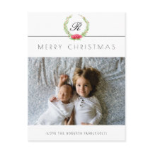 Cartão de Saudação de Feriado Elegante