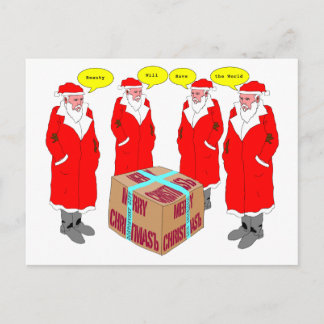 Cartão Postal De Festividades Cartão do presente do Natal de Dostoevsky