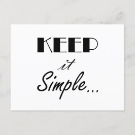 Cartão Postal De Festividades Cartão flash de Confirmação Diária e Simples