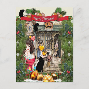 Cartão Postal De Festividades Cartão-postal Anton Pieck "O Químico"