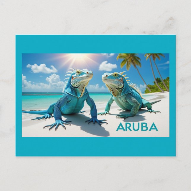 Cartão Postal De Festividades Cartão-postal Bon Bini Aruba (Frente)