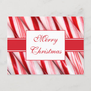 Cartão Postal De Festividades Cartão-postal Candy Canes
