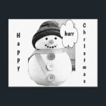 CARTÃO POSTAL DE FESTIVIDADES **CARTÃO POSTAL CHRISTMAS SNOWMAN** PARA TODOS<br><div class="desc">ESTE CARTÃO POSTAL DE NATAL*** FOI FEITO POR MIM "ESPECIAL PARA VOCÊ" PARA "QUALQUER UM" NA SUA LISTA DE CARTÕES ESTE ANO! DIVERTIR-SE E SALVAR TAMBÉM NA POSTAGEM:)</div>