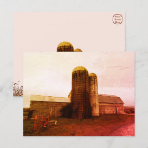 Cartão Postal De Festividades Cartão-postal da Lua Vermelha