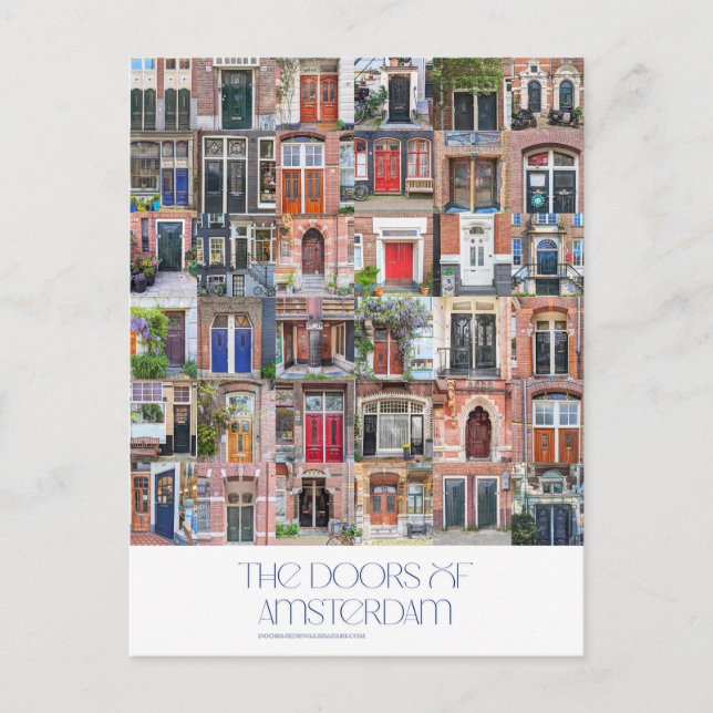 Cartão Postal De Festividades Cartão-postal de Amesterdã (Frente)