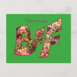 Cartão Postal De Festividades Cartão-postal de Amizade BFF do namorados