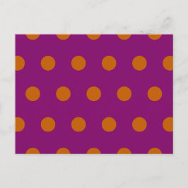 Cartão Postal De Festividades Cartão-postal de bolinhas (Magenta Profundo e Pump