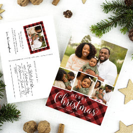 Cartão Postal De Festividades Cartão-postal de Colagem de Fotos de Feriado de Xa