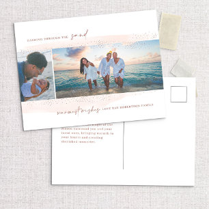 Cartão Postal De Festividades Cartão-postal de Feriado de Areia