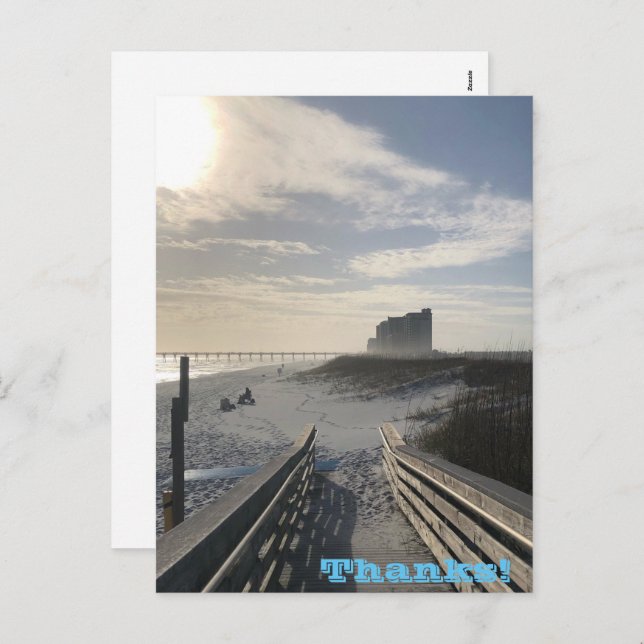 Cartão Postal De Festividades Cartão-postal de feriado de obrigados (Frente/Verso)