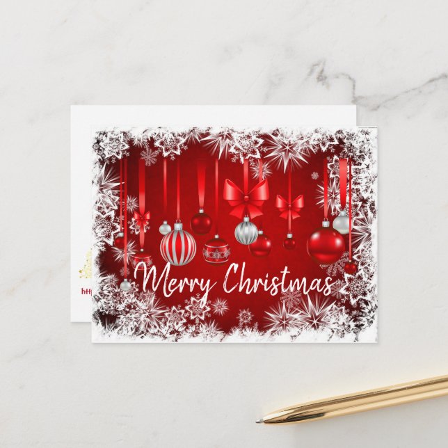 Cartão Postal De Festividades Cartão-postal de feriado para belas expressões (Frente/Verso In Situ)