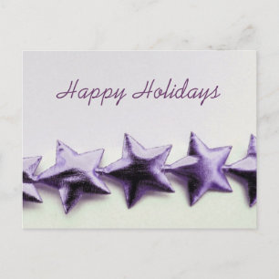 Cartão Postal De Festividades Cartão-postal de feriados felizes