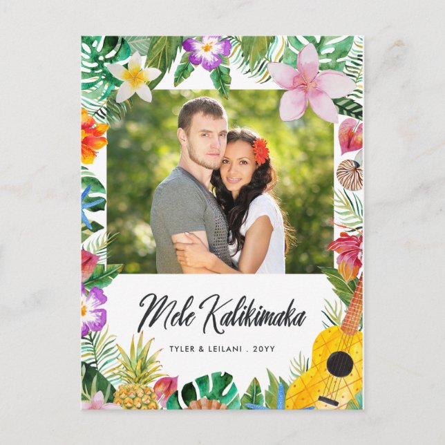 Cartão Postal De Festividades Cartão-postal de Férias de Saudações da Ilha (Frente)