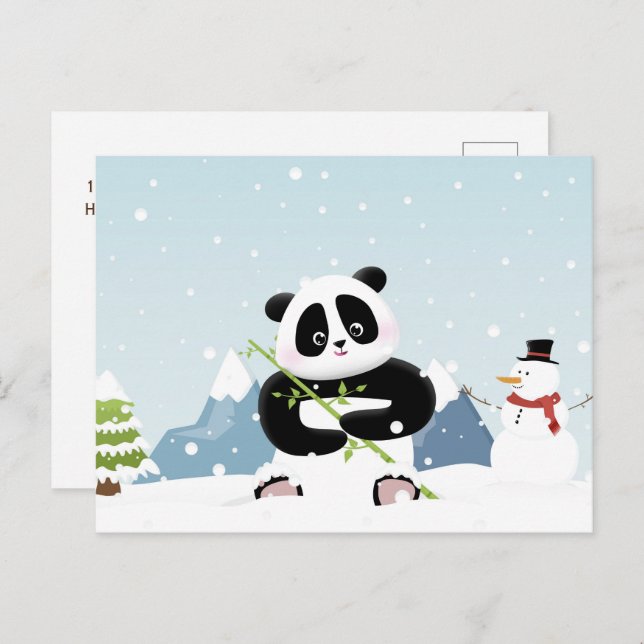 Cartão Postal De Festividades Cartão-postal de Férias Mágicas (Frente/Verso)