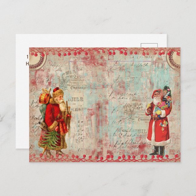 Cartão Postal De Festividades Cartão-postal de Férias Mágicas (Frente/Verso)