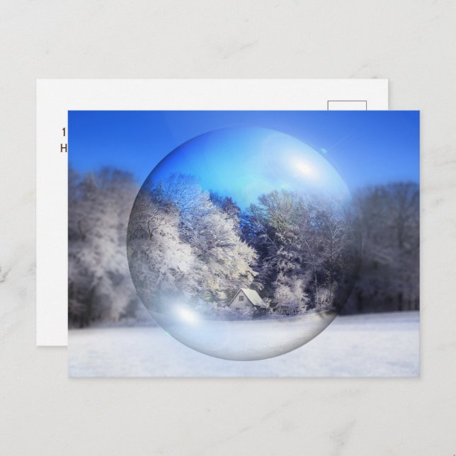 Cartão Postal De Festividades Cartão-postal de Férias Mágicas (Frente/Verso)