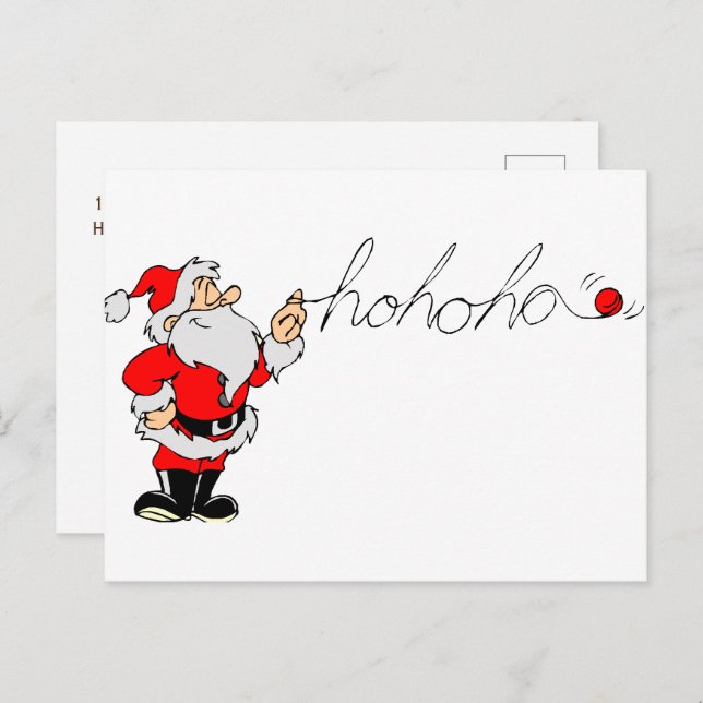 Cartão Postal De Festividades Cartão-postal de Férias Mágicas (Frente/Verso)