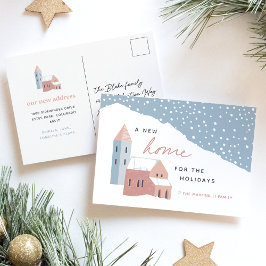 Cartão Postal De Festividades Cartão-postal de lançamento móvel de feriado de ne