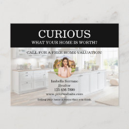 Cartão Postal De Festividades Cartão-postal de Marketing de Casa Aberta de Imóve