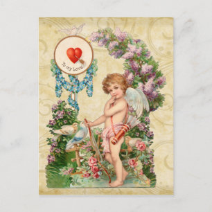 Cartão Postal De Festividades Cartão-postal de Namorados Cupido Tímido