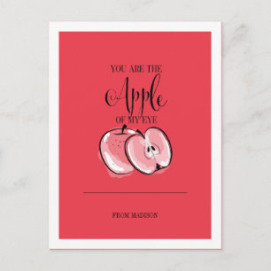 Cartão Postal De Festividades Cartão-postal de Namorados de Apple de Fruta Engr