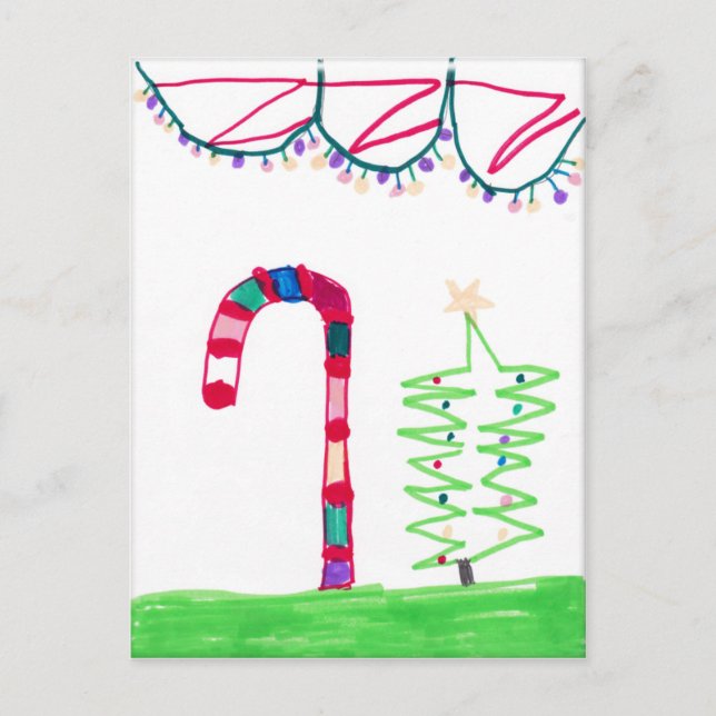 Cartão Postal De Festividades Cartão-postal de Natal (Frente)