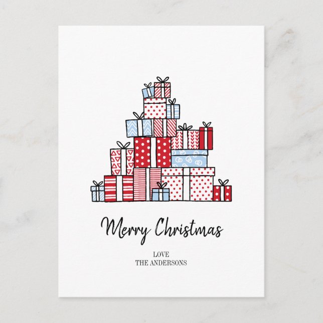 Cartão Postal De Festividades Cartão-postal de Natal (Frente)