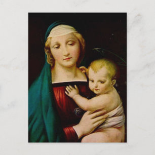 Cartão Postal De Festividades Cartão-postal de Natal da Mãe e da Criança