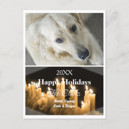 Cartão Postal De Festividades Cartão-postal de Natal das Velas - HAMbWG