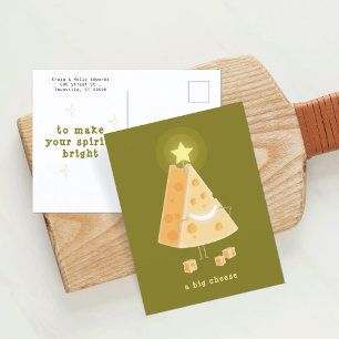 Cartão Postal De Festividades Cartão-postal de Natal de Queijo Grande