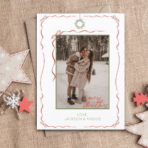 Cartão Postal De Festividades Cartão-postal de Natal do Arco Vermelho de Frota d