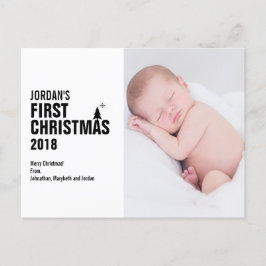Cartão Postal De Festividades Cartão-postal de Natal do Bebê