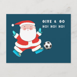 Cartão Postal De Festividades Cartão-postal de Natal do Futebol