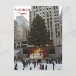 Cartão Postal De Festividades Cartão-postal de Natal do NYC Rockefeller Center