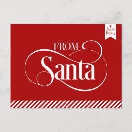 Cartão Postal De Festividades Cartão-postal de Natal do Papai Noel