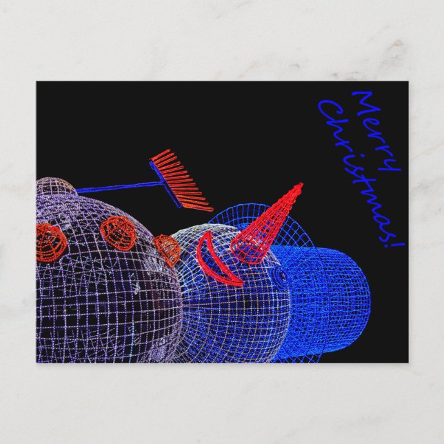 Cartão Postal De Festividades Cartão-postal de Natal Feliz de Berlim (Frente)