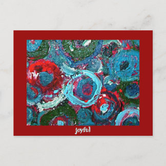 Cartão Postal De Festividades Cartão-postal de Natal Joyful