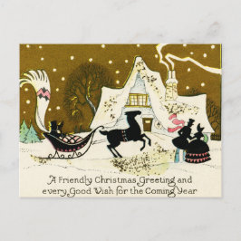 Cartão Postal De Festividades Cartão-postal de Natal Vitoriano