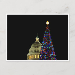 Cartão Postal De Festividades Cartão-postal de Natal Washington D.C.