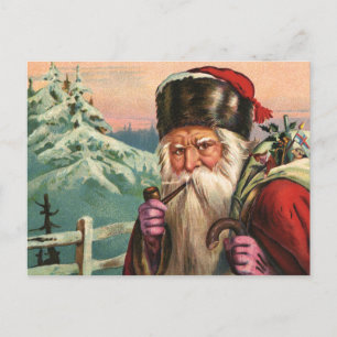 Cartão Postal De Festividades Cartão-postal de Papais noeis alpinos