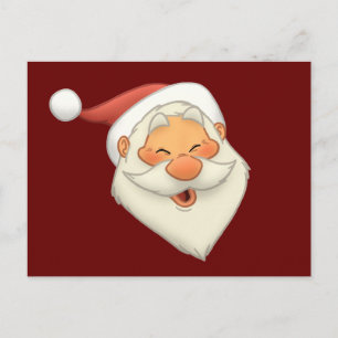Cartão Postal De Festividades Cartão-postal de Papais noeis felizes