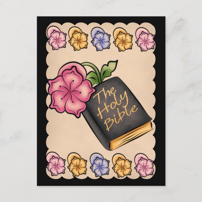 Cartão Postal De Festividades Cartão-postal de Páscoa Adorável (Frente)