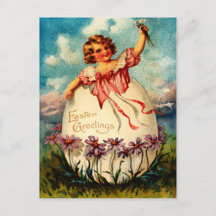 Cartão Postal De Festividades Cartão-postal de Páscoa e Ovo