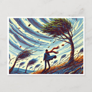 Cartão Postal De Festividades Cartão-postal de pintura de píxel para grandes ven