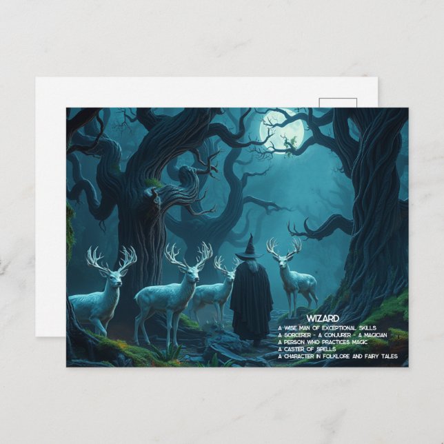 Cartão Postal De Festividades Cartão-postal do assistente (Frente/Verso)