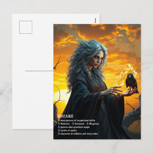 Cartão Postal De Festividades Cartão-postal do assistente (Frente/Verso)