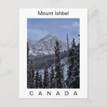 Cartão-postal do Monte Ishbel Canadá
