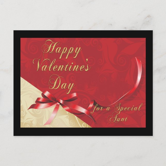 Cartão Postal De Festividades Cartão-postal do Namorados de tia (Frente)