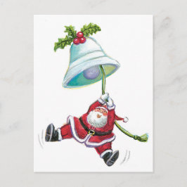 Cartão Postal De Festividades Cartão-postal do Papai Noel e do Natal